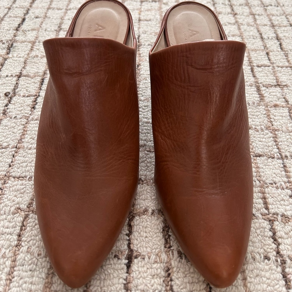 ABLE Roja Mule Leather Brown  | 9.5